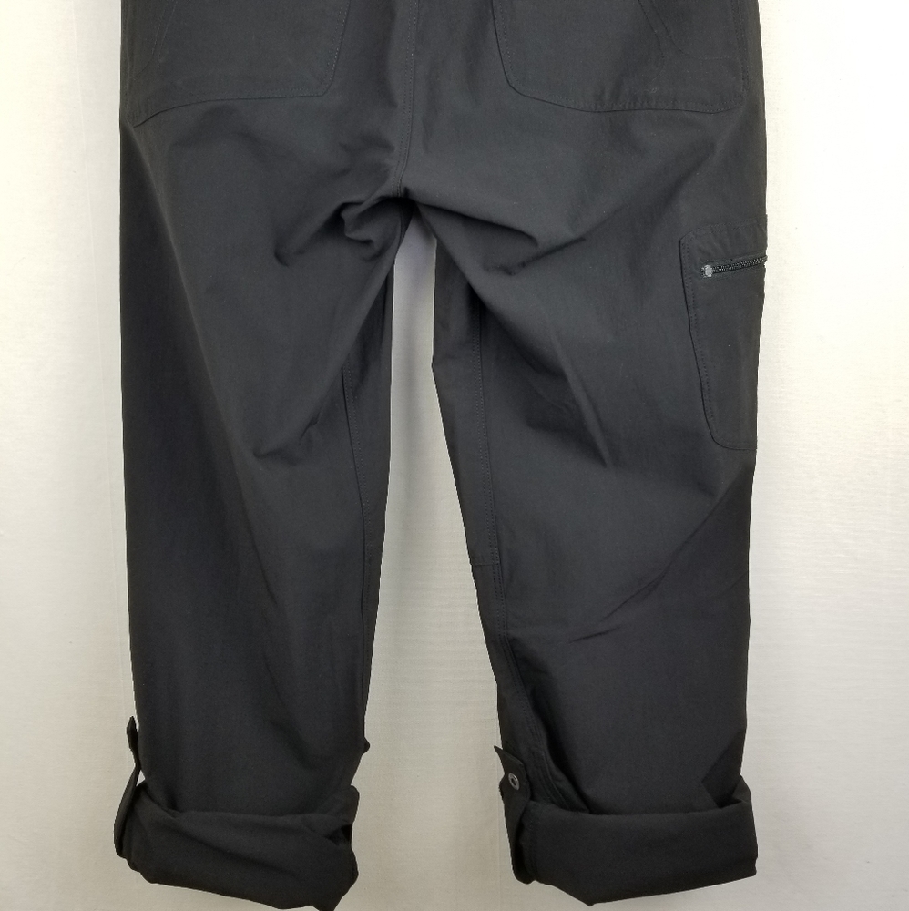 New The North Face Black Outdoor Tab Hem Hiking Activewear Pants Size 4 - Picture 9 of 14
